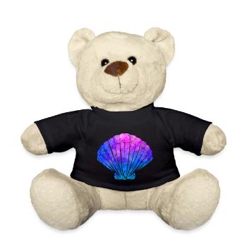 Pink Ocean Coquillages Beach Life - Nounours - noir - Devant
