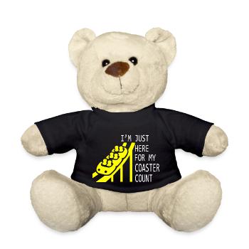 Rollercoaster Roller Coaster - Teddy Bear - black - Front