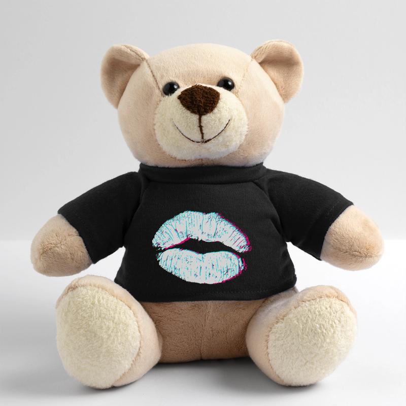 Lippen 3D Kuss Teddy
