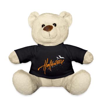 Fröhliches Halloween - Teddy - Schwarz - Vorne