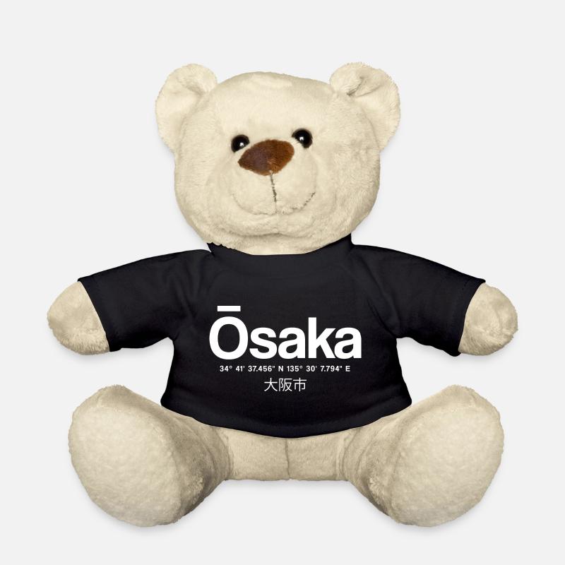 Osaka Coordine le logo de la ville - Nounours - noir