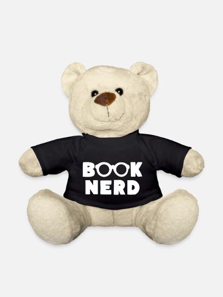 BOOK NERD Bücher Lese Liebe - Teddy - Schwarz