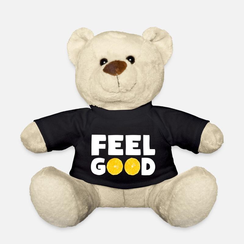 FEEL GOOD Zitronen - Teddy - Schwarz