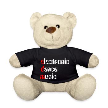 EDM Electronic Dance Music - Teddy - Schwarz - Vorne