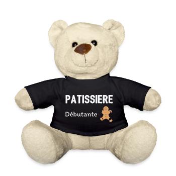 Pâtissière débutante - Nounours - noir - Devant