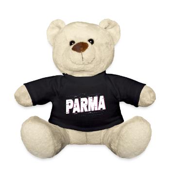 Parma Italy City Writing Home Love Holiday - Teddy Bear - black - Front