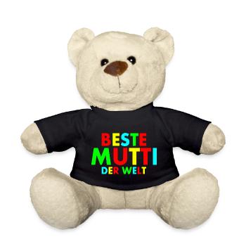 Beste mutti der welt - Teddy - Schwarz - Vorne