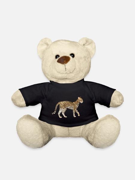 Ozelot - Katze - Katzenfamilie - Savanne - Afrika - Teddy - Schwarz