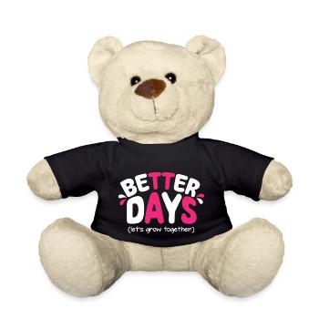shirt new 01 - Teddy Bear - black - Front
