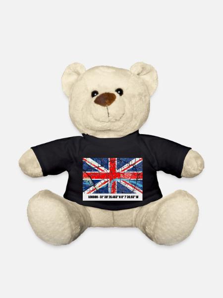 London - Teddy Bear - black