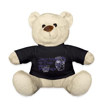 Liewer Dregg am Stegge als im Dregg stegge - Teddy - Schwarz - Vorne