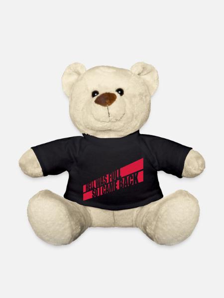 l’enfer était plein Citation - Nounours - noir