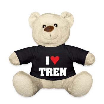 I LOVE TREN - Teddy - Schwarz - Vorne