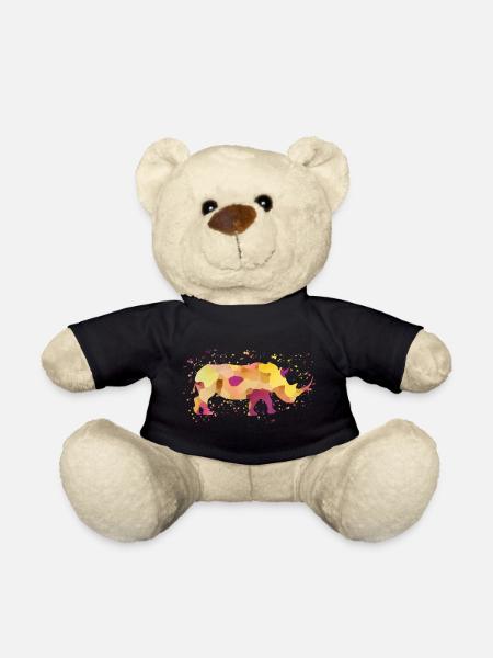 Nashorn - Teddy - Schwarz