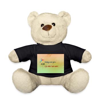 Arthin new year - Teddy Bear - black - Front