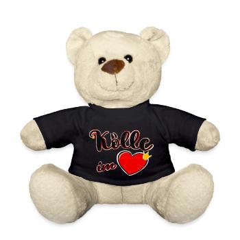 Carnival - Cologne - Kölle Alaaf - Cologne - Heart - Teddy Bear - black - Front