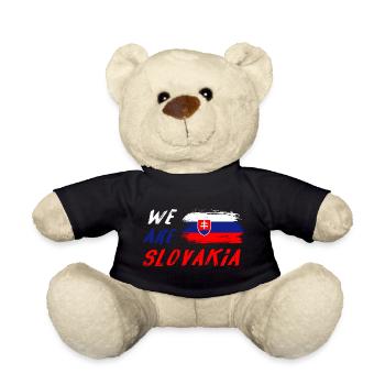 Wir sind Slowakei - Teddy - Schwarz - Vorne