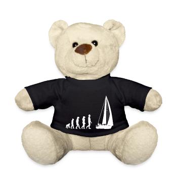 Sailboat evolution - Teddy Bear - black - Front