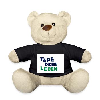 Tape dein Leben - Teddy - Schwarz - Vorne