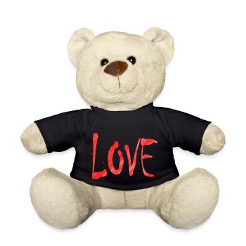 LIEBE - Teddy - Schwarz - Vorne