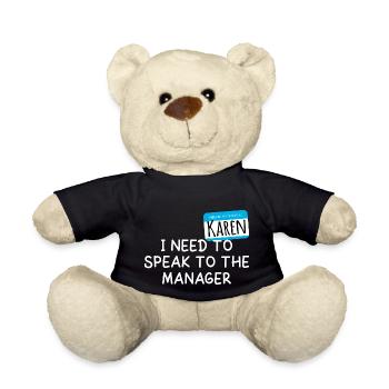 Karen Halloween Costume - Speak To The Manager - Teddy Bear - black - Front