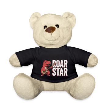 Rock star des dinosaures. - Nounours - noir - Devant