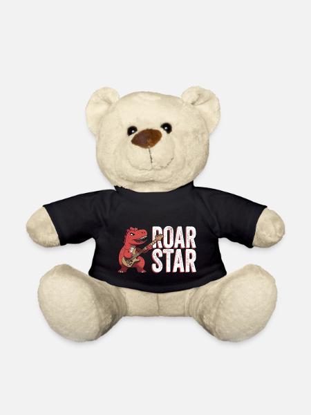 Rock star des dinosaures. - Nounours - noir