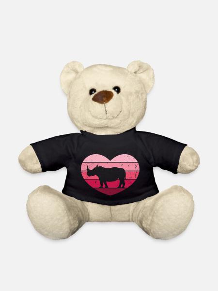 Auch dicke Einhörner brauchen Liebe - Teddy - Schwarz