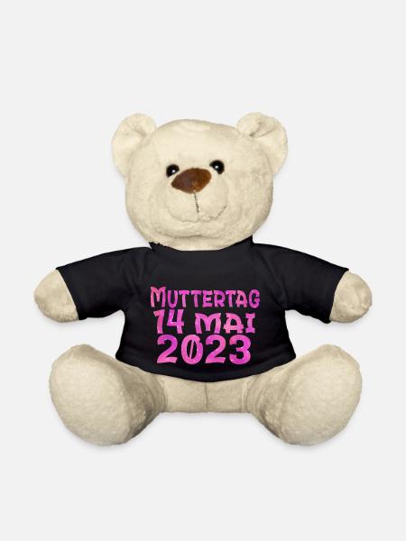Muttertag 14 Mai 2023 - Teddy - Schwarz