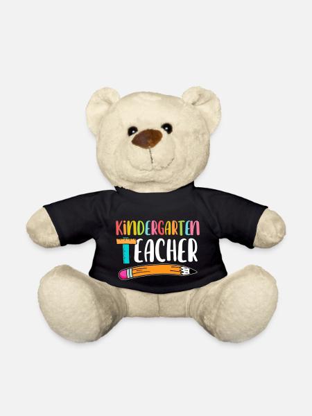 Back To School Kindergarten Teacher - Teddy - Schwarz