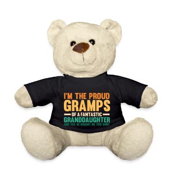 Ich Bin Der Stolze Gramps Von Großvater Opa - Teddy - Schwarz - Vorne