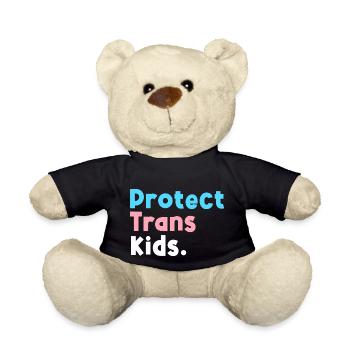 LGBT Support Protect Trans Kid LGBT Pride - Teddy Bear - black - Front
