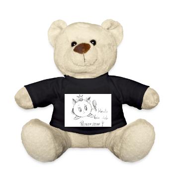 Evali Prinzessin - Teddy - Schwarz - Vorne