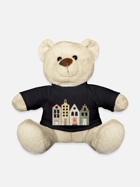 Weihnachtshäuser - Teddy - Schwarz