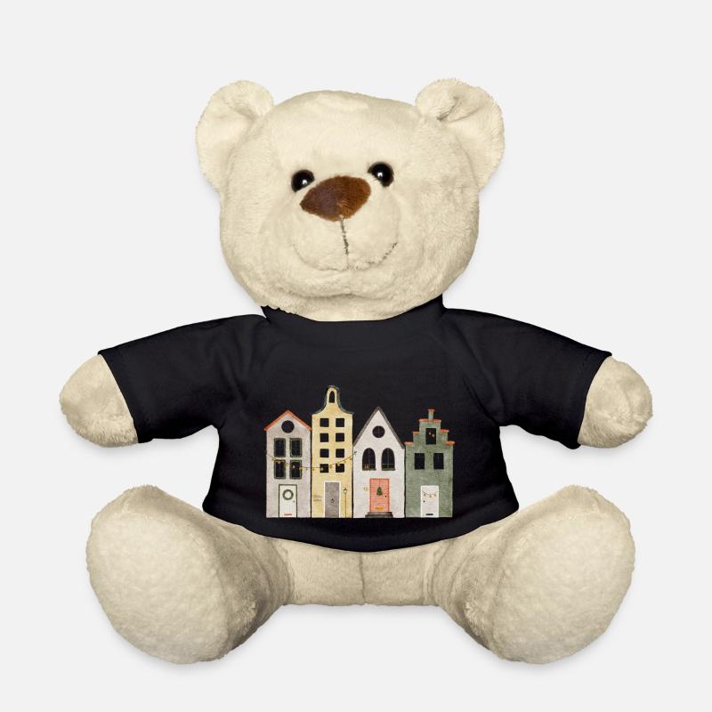 Weihnachtshäuser - Teddy - Schwarz
