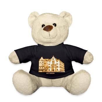 Hôtel de ville de Mittweida Université Ville Saxe - Nounours - noir - Devant