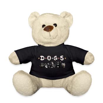 Hund Hunde Schäferhund Chiwawa Dackel Hundehalter - Teddy - Schwarz - Vorne