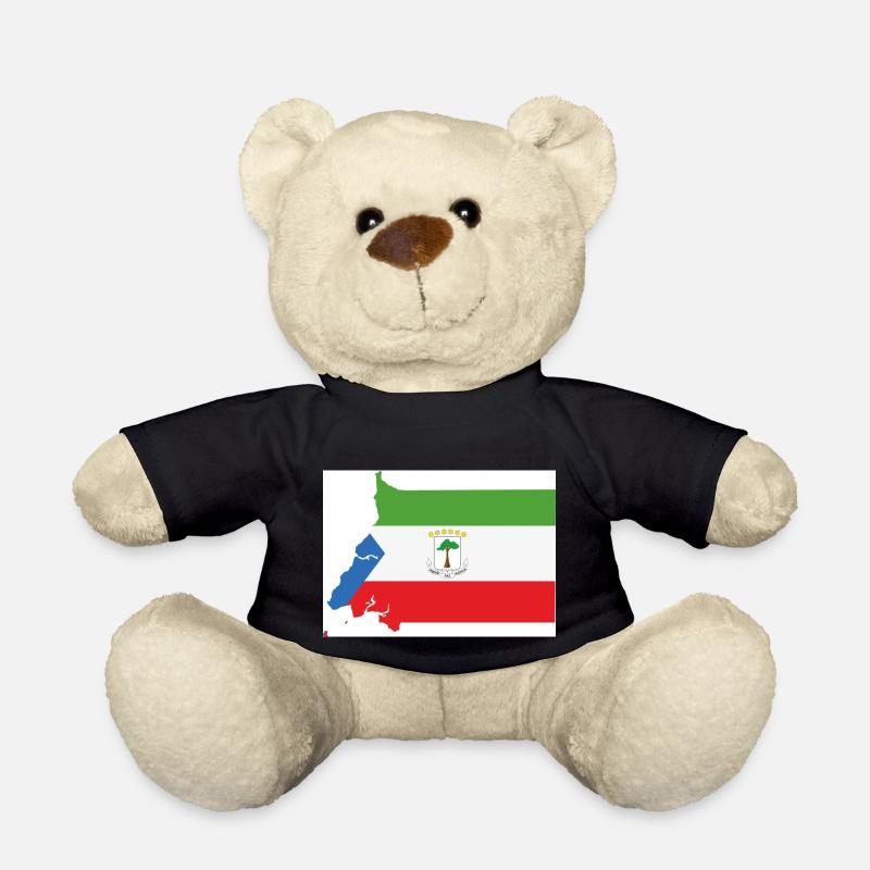 Flagge Äquatorialguinea, Map - Teddy - Schwarz