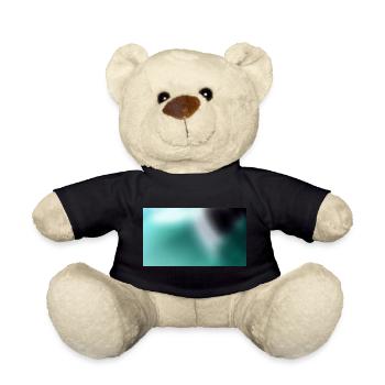 Black Heart 158 - Teddy Bear - black - Front