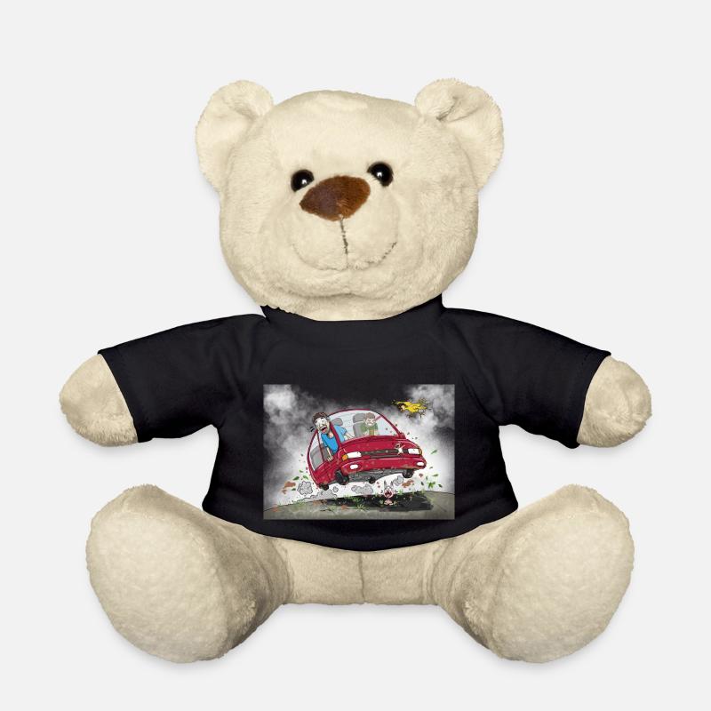 Naturschützer auf dem Weg ins Biotop - Teddy - Schwarz