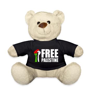 Free palestine - Teddy Bear - black - Front
