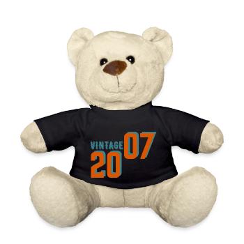 Vintage rétro 2007 - Nounours - noir - Devant