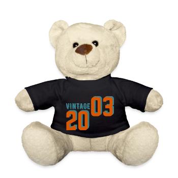 Vintage rétro 2003 - Nounours - noir - Devant
