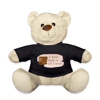 A good book is all I need - Teddy - Schwarz - Vorne