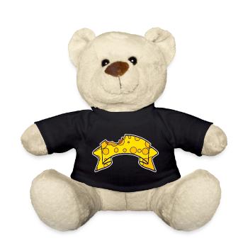 Banner Cheese - Teddy Bear - black - Front