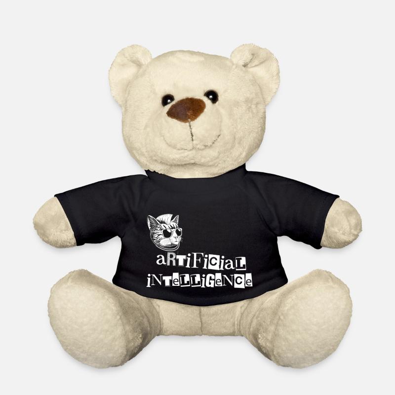 AI Cat Künstliche Intelligenz - Teddy - Schwarz