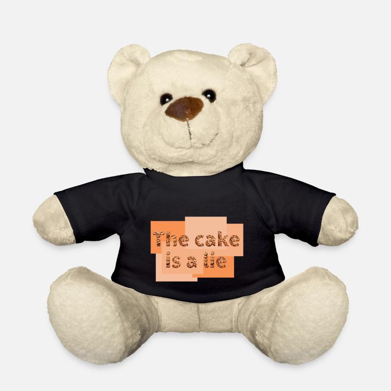 Der Kuchen ist eine Lüge - Teddy - Schwarz