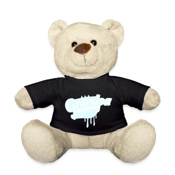Grand-père Deluxe Meilleur grand-père Grand-père Amour Grand-père Logo de grand-père - Nounours - noir - Devant