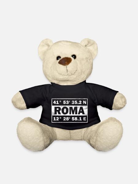 Roma coordonne Italie Ville de Rome - Nounours - noir