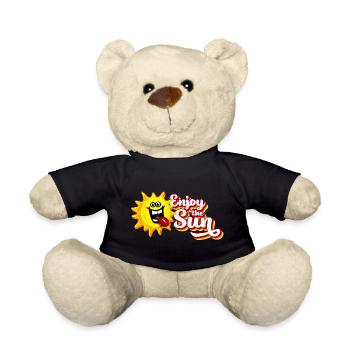 Enjoy the sun / Summer feeling / Retro-Look - Teddy - Schwarz - Vorne